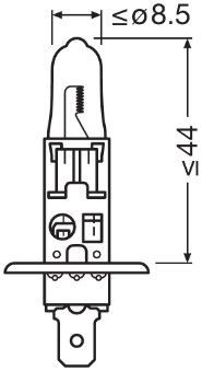 64150ULT Osram Lâmpada halógena