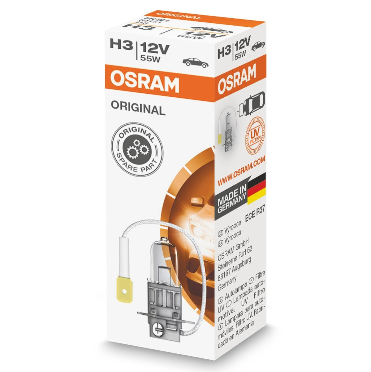 Lâmpada halógena 64151 Osram