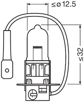 64151 Osram Lâmpada halógena