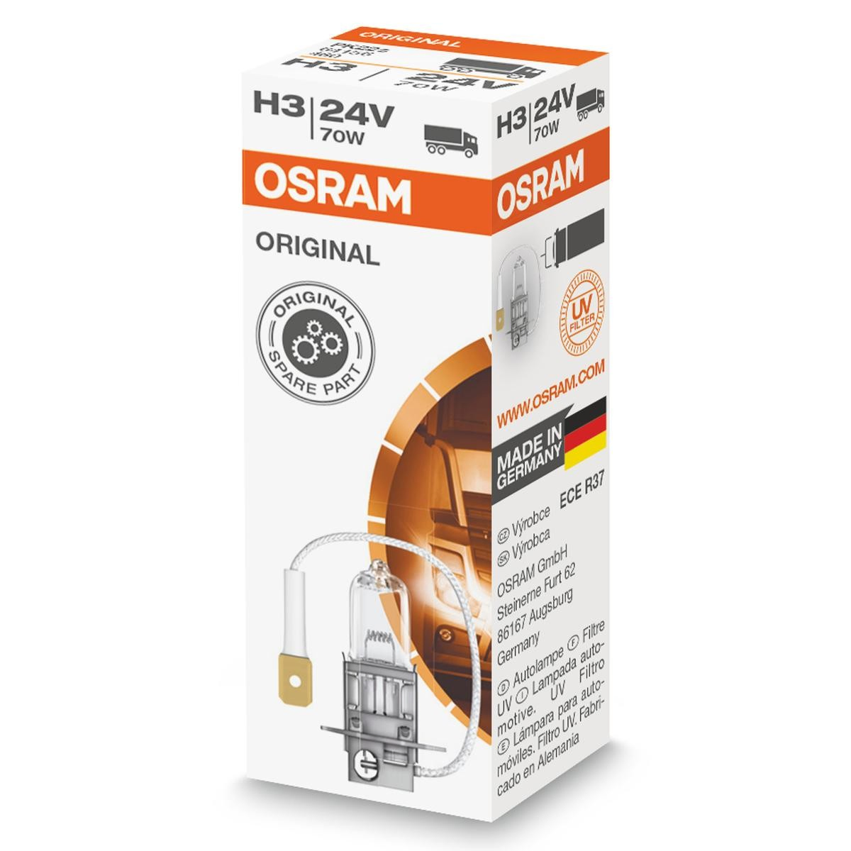 Lâmpada halógena 64156 Osram