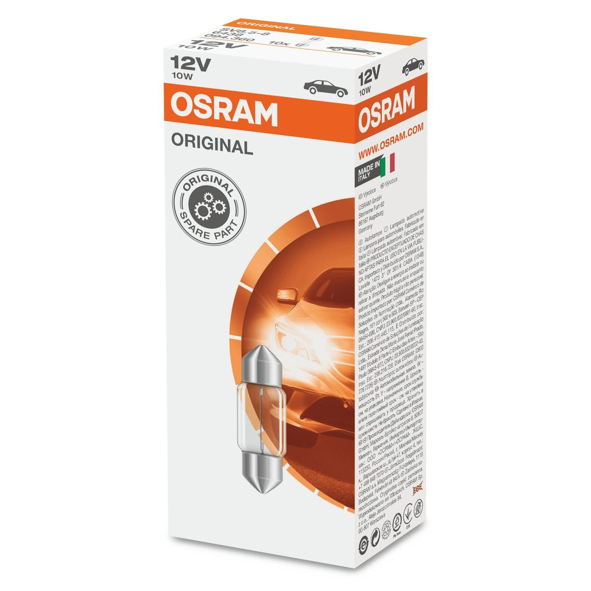 Compre 6438 Osram Lâmpada de quebra-luz de iluminação de salão/de cabina