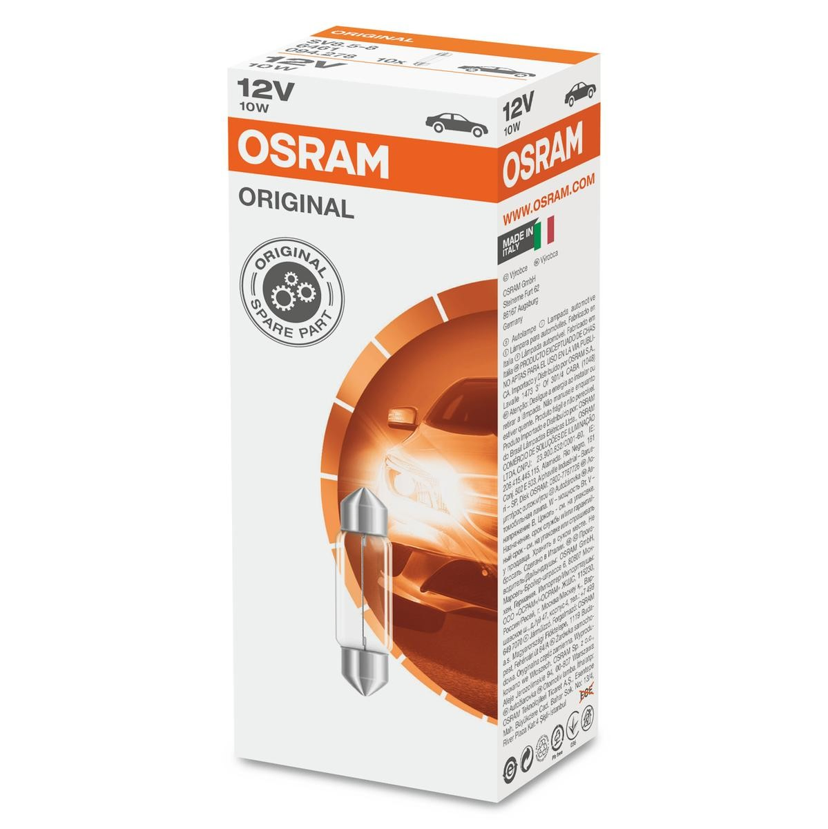 Compre 6461 Osram Lâmpada de quebra-luz de iluminação de salão/de cabina