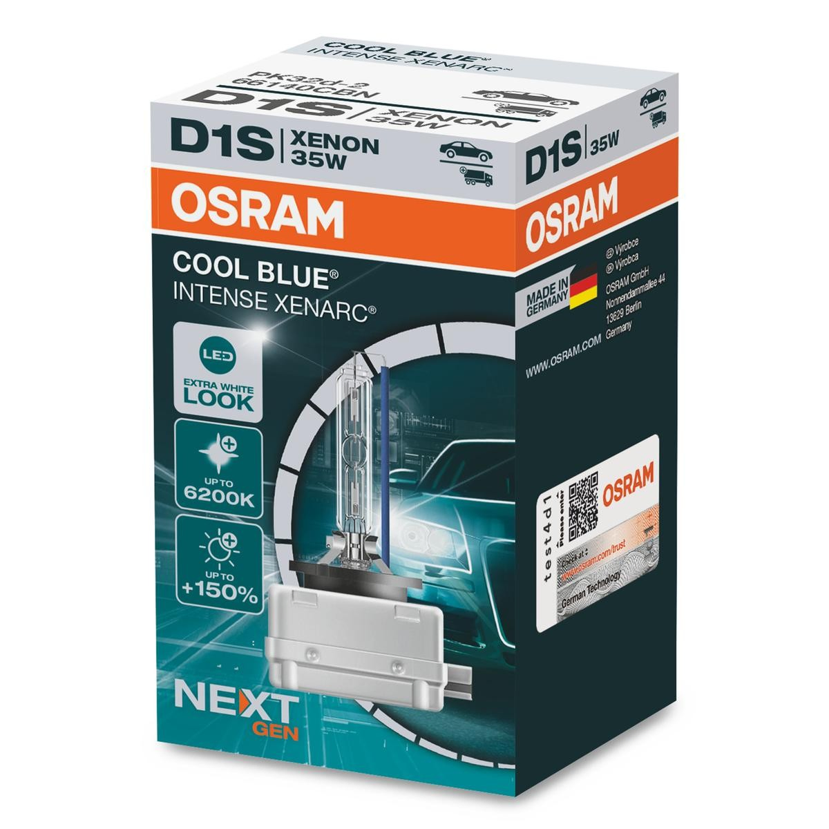 66140CBN Osram Lâmpada de xénon