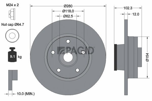 54537NC HELLA-PAGID