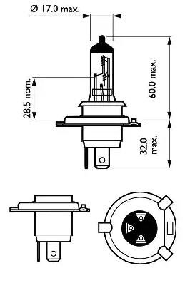 Lâmpada halógena 12342LLECOS2 Philips