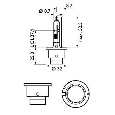 Compre 85126WHV2S1 Philips Lâmpada de xénon