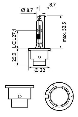  Philips 85126WHV2S1
