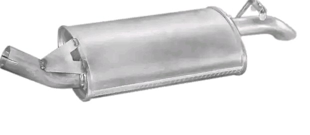  Silenciador, parte traseira Ford Fiesta Mk3 hatchback (GFJ) (1989 - 1995) Mk3