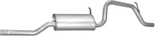 Silenciador, parte traseira Citroen C15  VD