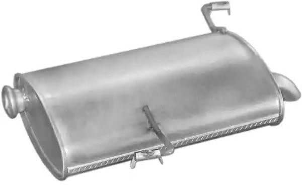 Silenciador, parte traseira Peugeot 206 SW 2E, K