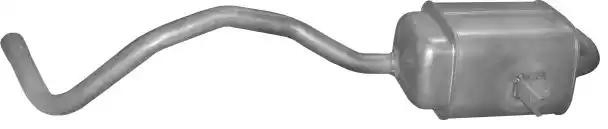Silenciador, parte traseira para Renault Scenic II JM0, JM1