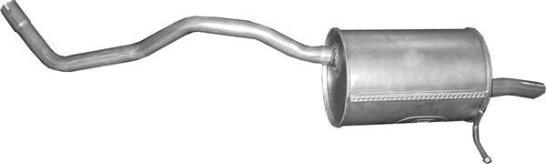 Silenciador, parte traseira para Renault Clio IV BH