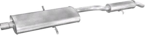 Silenciador, parte traseira Chrysler Voyager II GS 