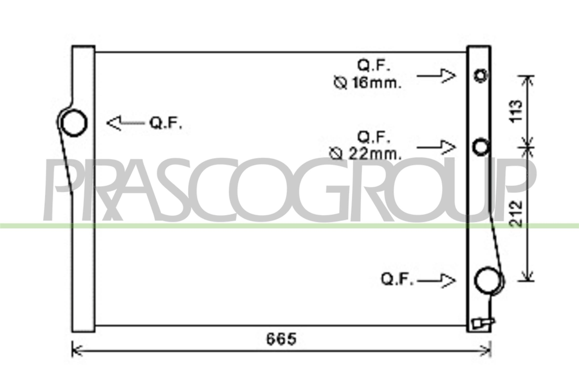 Radiador de esfriamento de motor BMW X5  E70