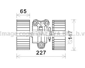 Motor de ventilador de forno (de aquecedor de salão) para BMW 5  E39