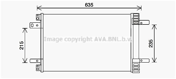Radiador de aparelho de ar condicionado Opel Vivaro C K0