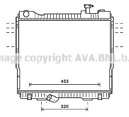 Radiador de esfriamento de motor para Nissan Cabstar NT400 F24M