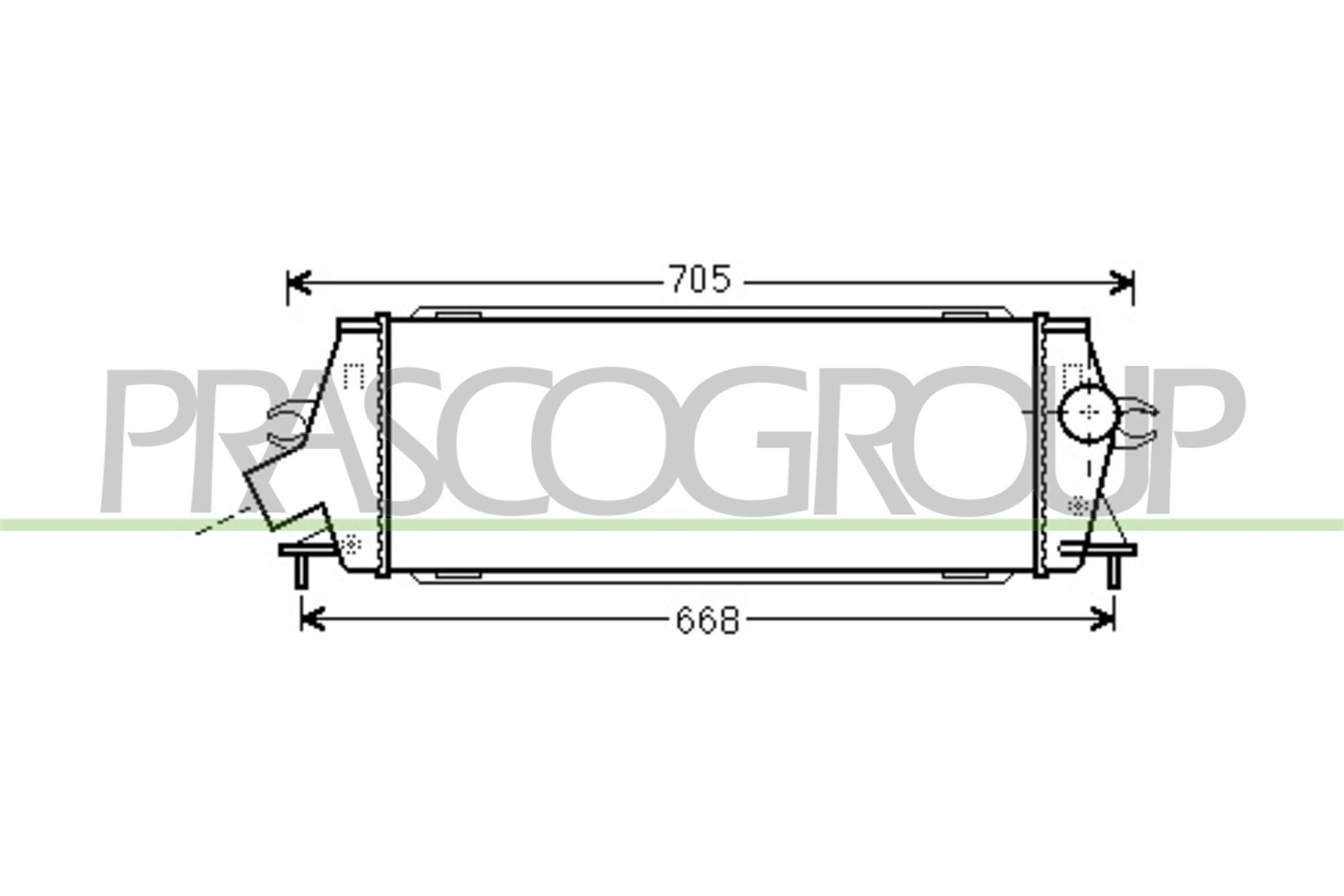 Compre Radiador de intercooler Renault Trafic 2