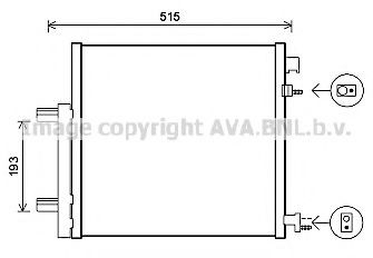 Radiador de aparelho de ar condicionado para Chevrolet Spark (Matiz)  M300