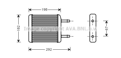 Compre Radiador de forno (de aquecedor) Daewoo Matiz 