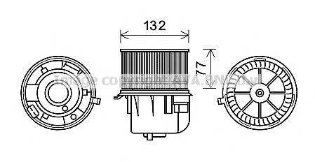 Compre Motor de ventilador de forno (de aquecedor de salão) Ford Transit 6
