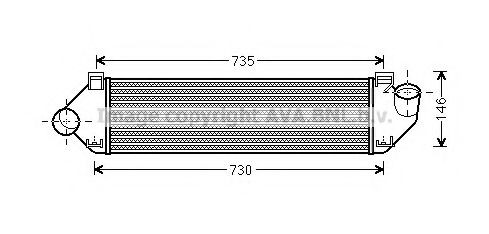  Radiador de intercooler Ford Kuga II SUV (CBS) (2012 - 2019) II