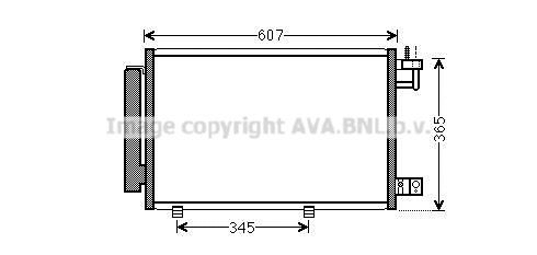  Radiador de aparelho de ar condicionado Ford Fiesta Mk6 hatchback (CB1) (2008 - 2016) Mk6