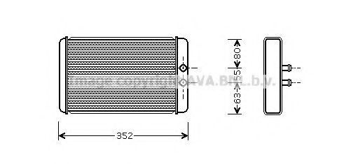 Compre Radiador de forno (de aquecedor) Peugeot Boxer 2