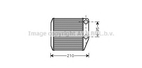 Compre Radiador de forno (de aquecedor) Fiat Doblo 2