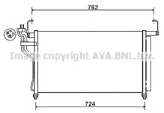 Radiador de aparelho de ar condicionado para Hyundai H-1 STAREX Starex TQ