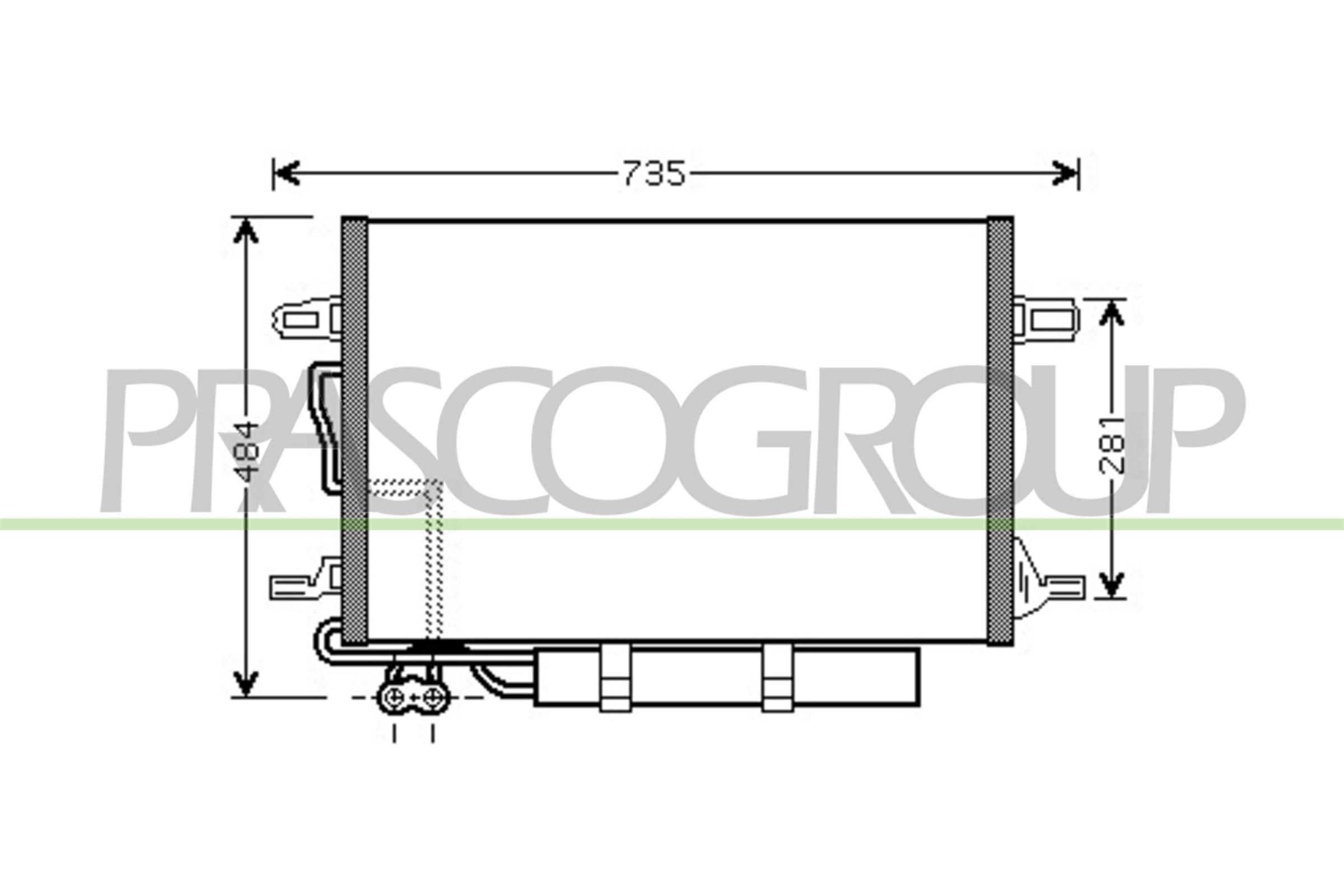 Compre Radiador de aparelho de ar condicionado Mercedes CLS 