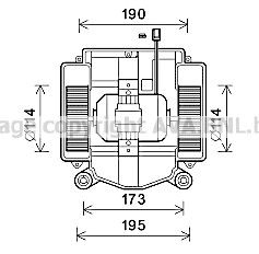 Compre Motor de ventilador de forno (de aquecedor de salão) Mercedes S 