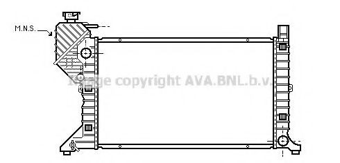 Radiador de esfriamento de motor Mercedes Sprinter I 2-t 901, 902