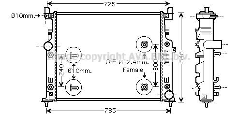 Compre Radiador de esfriamento de motor Mercedes ML/GLE 