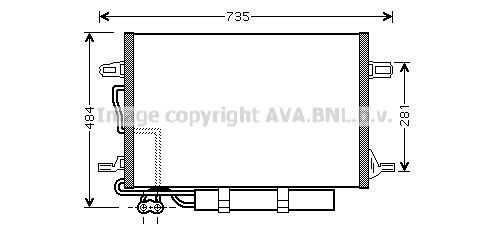 Radiador de aparelho de ar condicionado Mercedes CLS preço, a partir de 75,31 USD