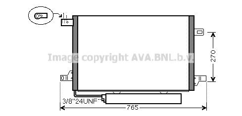  Radiador de aparelho de ar condicionado Mercedes A hatchback (W169) (2004 - 2012) 