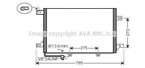 Radiador de aparelho de ar condicionado Mercedes A  W169
