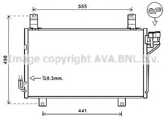 Radiador de aparelho de ar condicionado para Mazda CX-5 I KE, GH