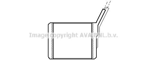 Radiador de forno (de aquecedor) para Isuzu Trooper  