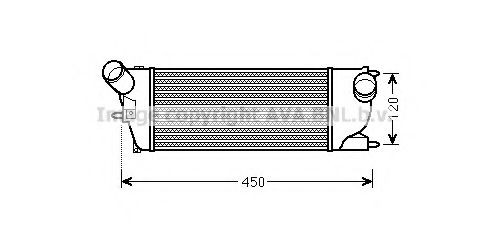 Radiador de intercooler para Citroen C5  III  RW