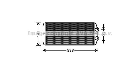  Radiador de forno (de aquecedor) Citroen C4 PICASSO I monovolume (UD) (2006 - 2013) PICASSO I