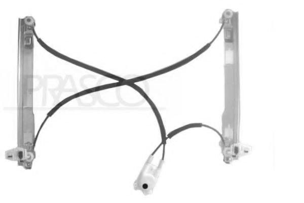 Compre Mecanismo de acionamento de vidro da porta dianteira direita Renault Megane 2