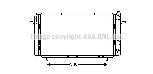 7700757853 Renault (RVI) Radiador de esfriamento de motor