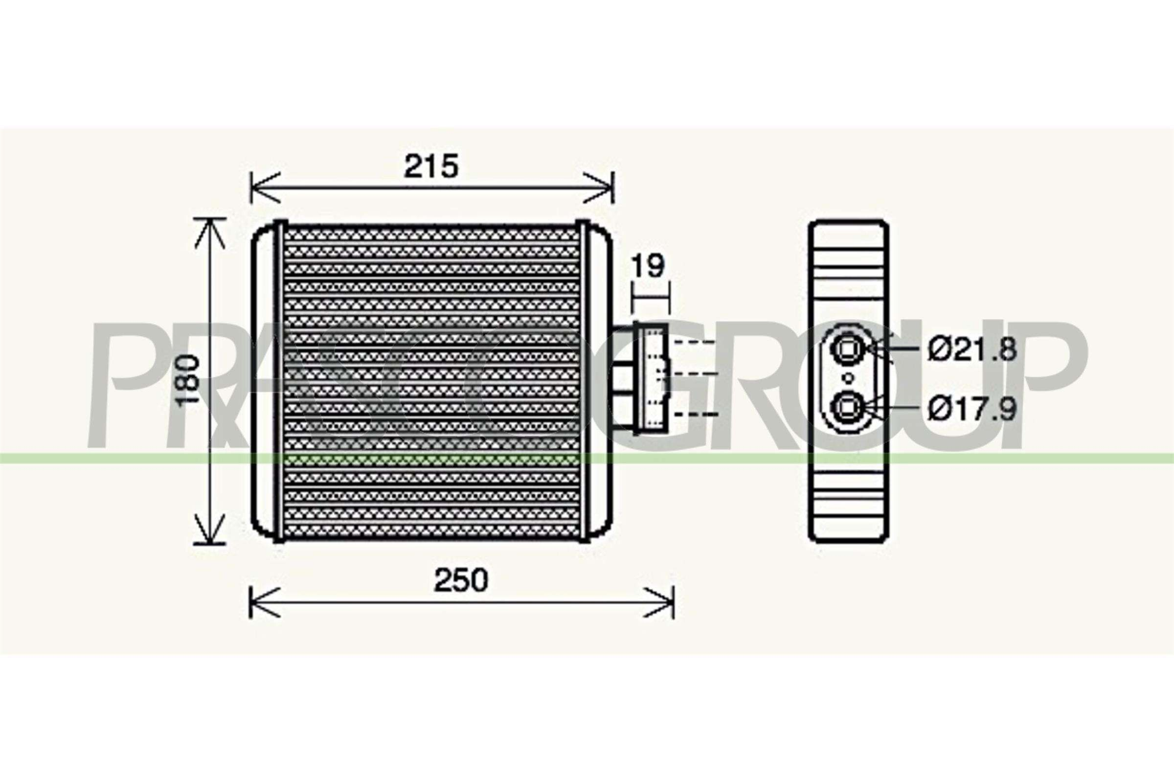Radiador de forno (de aquecedor) Seat Cordoba preço, a partir de 33,01 USD