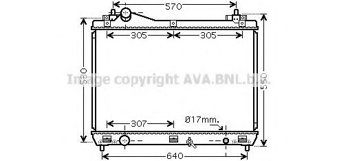 Radiador de esfriamento de motor para Suzuki Grand Vitara  JB