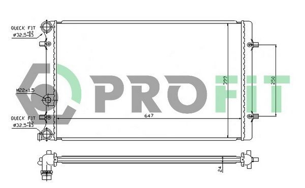 Radiador de esfriamento de motor Skoda Octavia preço, a partir de 22,22 USD