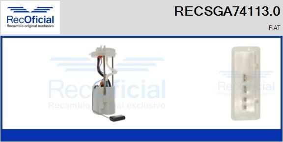 Módulo de bomba de combustível com sensor do nível de combustível 133589 Huco