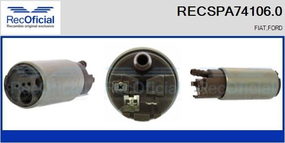  Bomba de combustível elétrica submersível Fiat Panda II hatchback (169A) (2003 - 2013) II