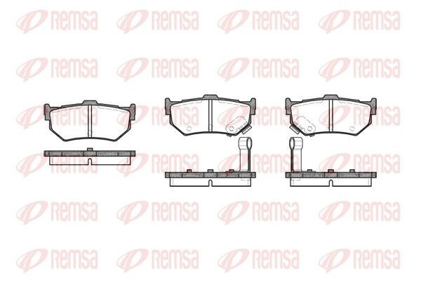 Sapatas do freio traseiras de disco para Suzuki Swift II AH, AJ