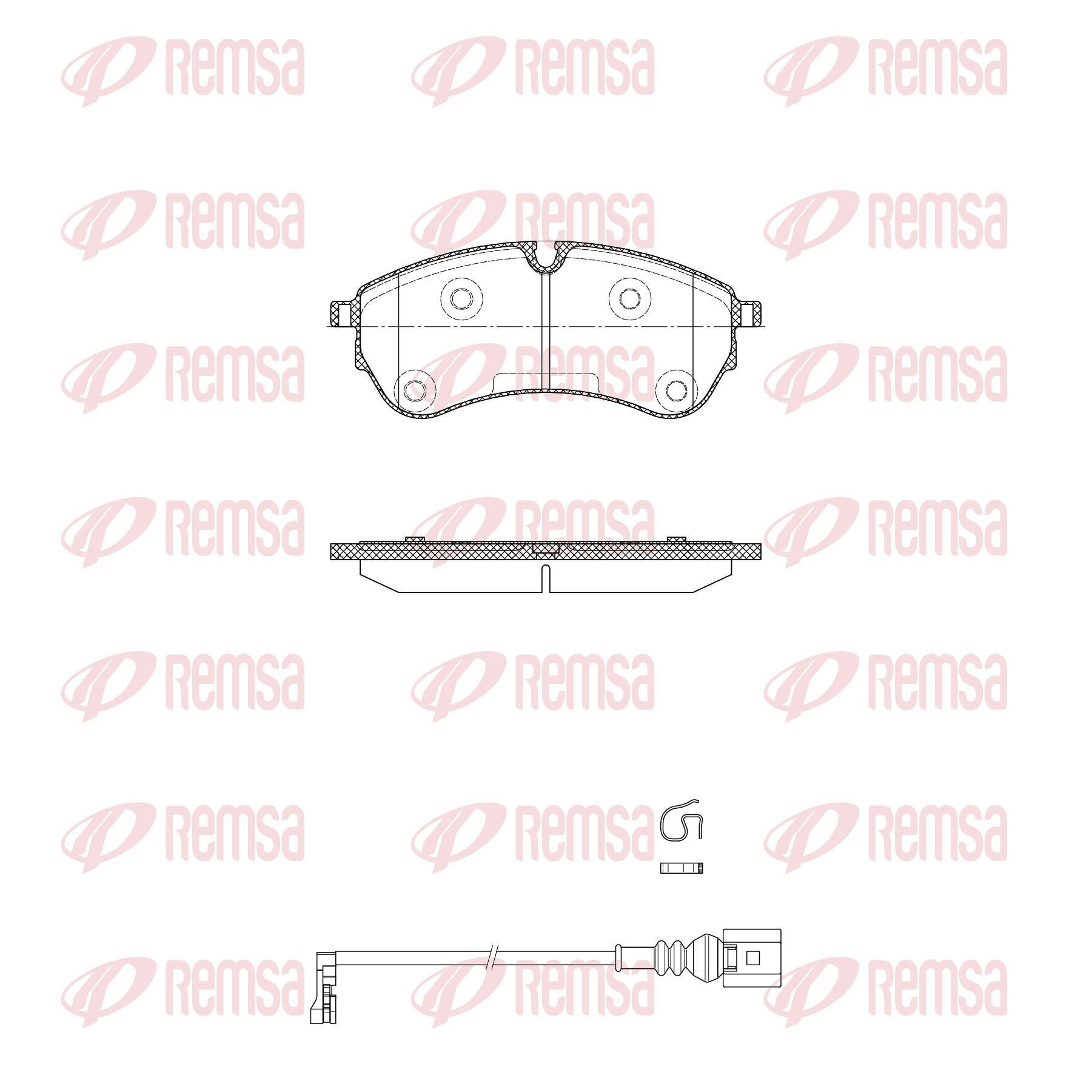 Compre Sapatas do freio dianteiras de disco Ford Transit 4